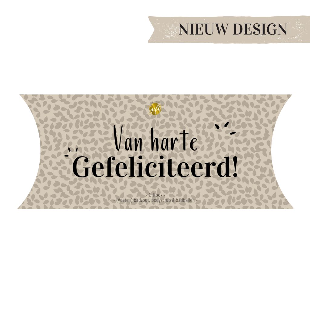 Giftbox Van harte Gefeliciteerd