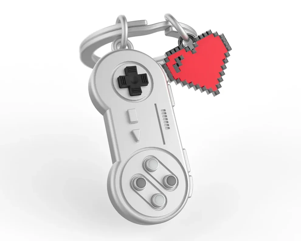 Game controler sleutelhanger Meta(l)morphose