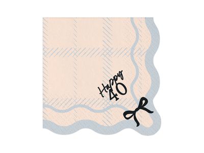 Servetten Happy 40