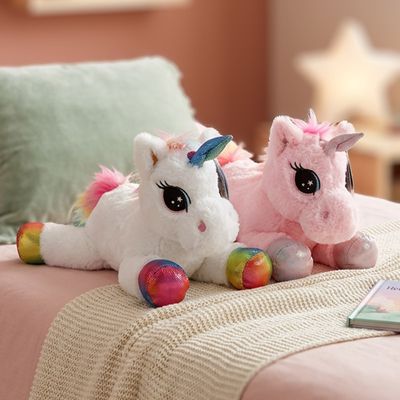 UNICORN Wit of Roze 40cm