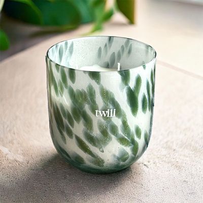 TWILI INDOOR SCENTED CANDLE LOTUS COLL. JADE GREEN M