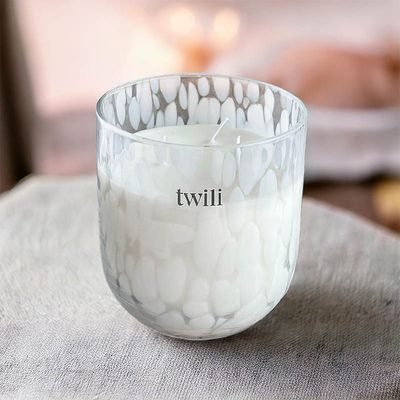 TWILI INDOOR SCENTED CANDLE LOTUS COLL. WHITE CLOUDS M