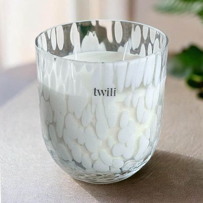 TWILI INDOOR SCENTED CANDLE LOTUS COLL. WHITE CLOUDS L