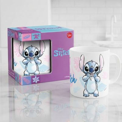 MUG STITCH BLUE FOREST