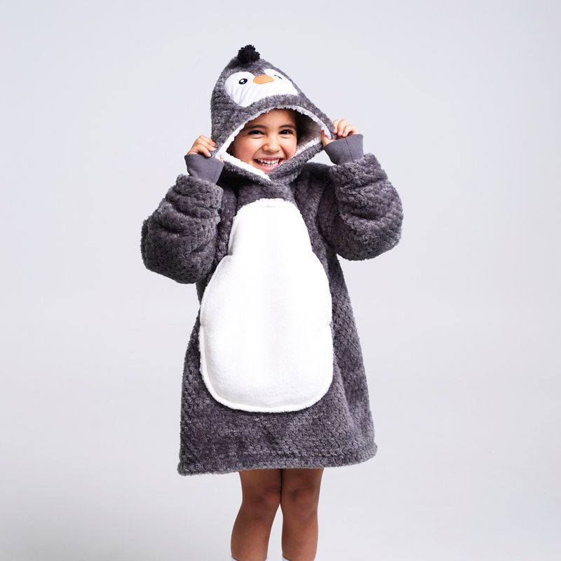 COZY CUDDLE HOODIE PENGUIN SMALL
