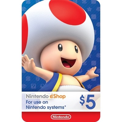 $5 Nintendo eShop Gift Card (US)