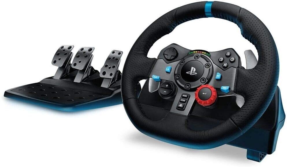 Logitech G29 Driving Force Race Wheel with Driving Force Shifter For PlayStation 3/4/5 and PC