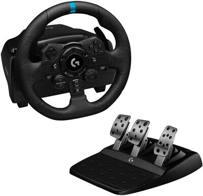 Logitech G923 Racing Wheel and Pedals for PS4 and PS5 and PC