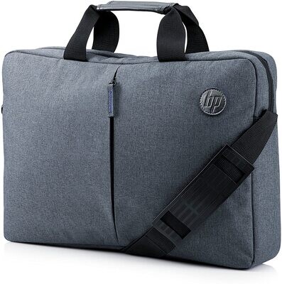 HP Essential 15.6 Inch, TopLoad Briefcase Messenger Bag (Grey)
