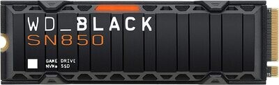 WD_BLACK SN850 NVMe Internal Gaming SSD Solid State Drive with Heatsink - Works with Playstation 5, Gen4 PCIe, M.2 2280, Up to 7,000 MB/s