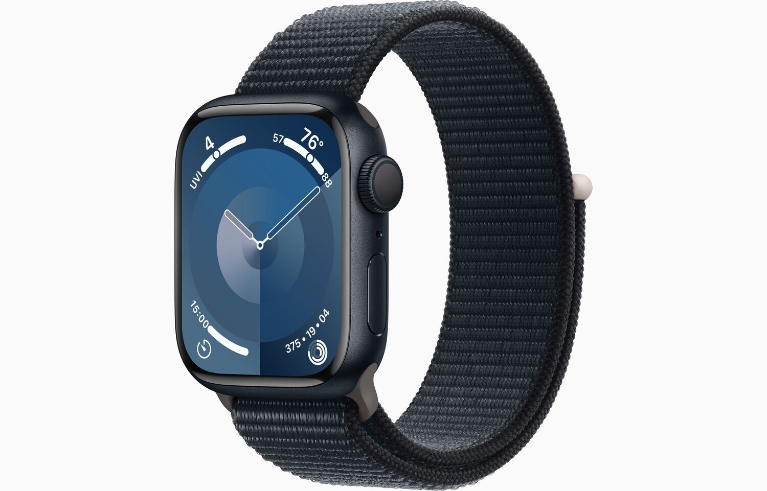 Apple Watch Series 9, Aluminum [GPS], Textile Sport Loop Band
