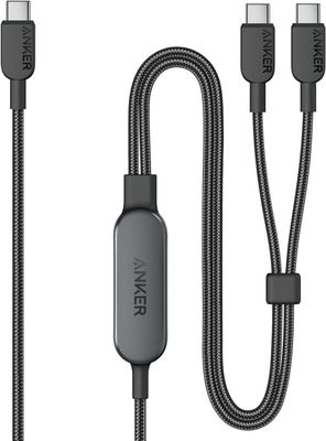Anker Cable, 120cm 2-in-1 USB C to USB C Cable 140W Max