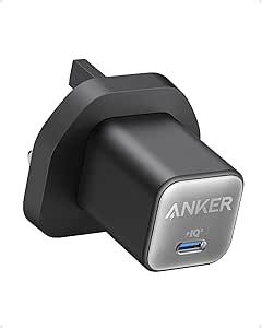 Anker 511 Charger (Nano 3), 30W USB C GaN, PIQ 3.0 PPS Fast Charger Adapter