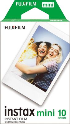 Fujifilm Instax Mini Film Single Pack 10 Sheets per Pack, White Border