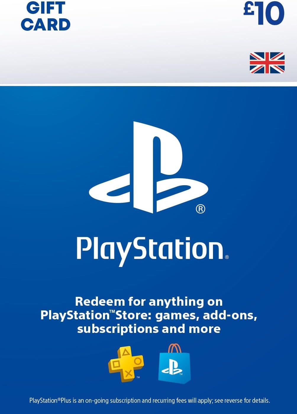 10GBP PlayStation Wallet Top-Up (UK)