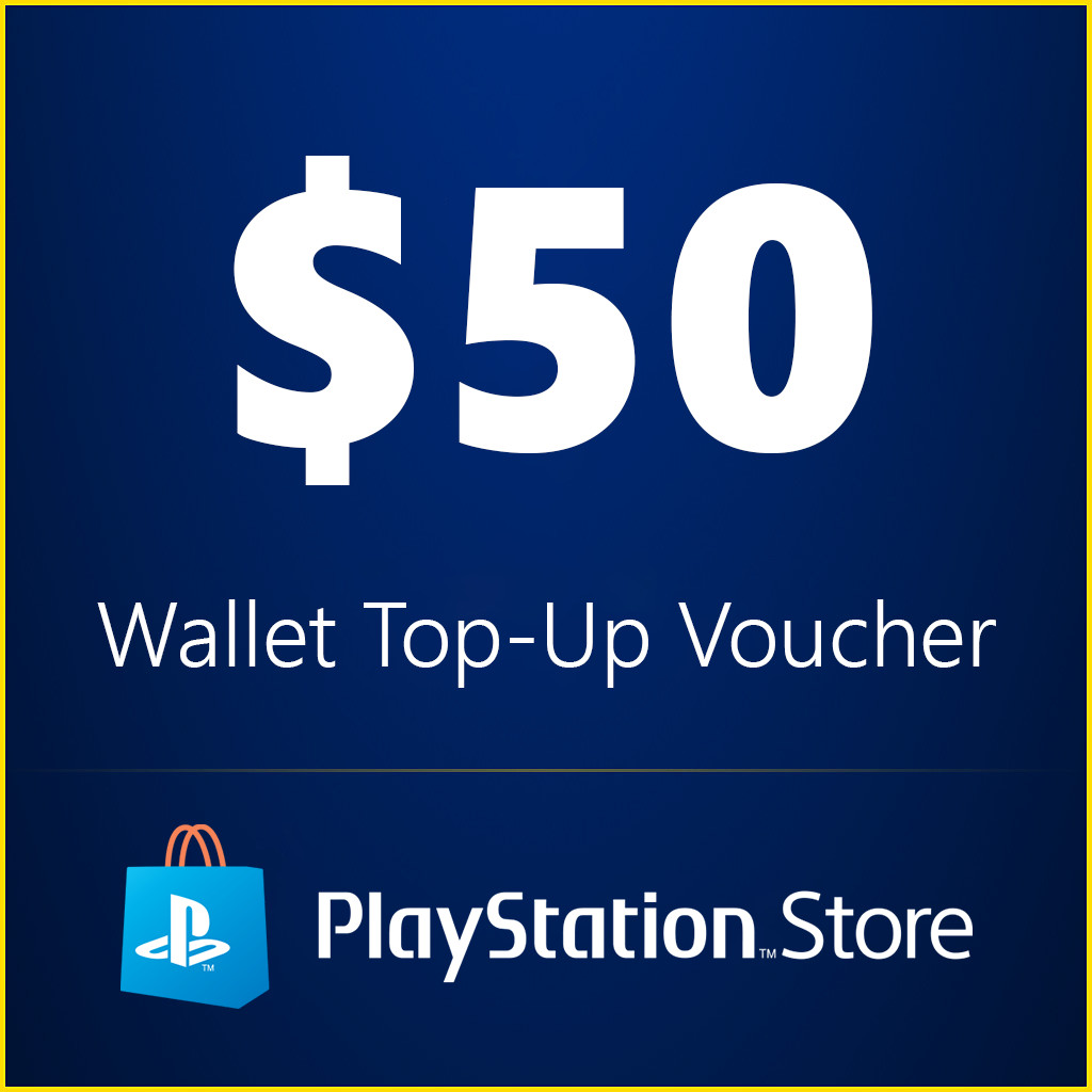 $50 PlayStation Wallet Top-Up (US)