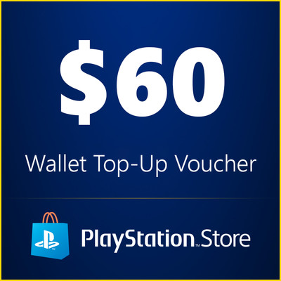 $60 PlayStation Wallet Top-Up (US)