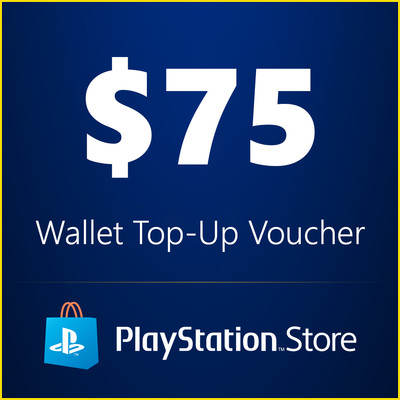 $75 PlayStation Wallet Top-Up (US)