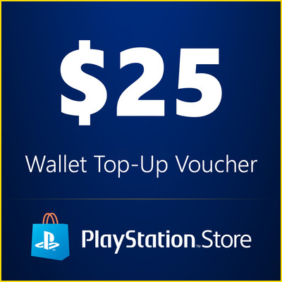 $25 PlayStation Wallet Top-Up (US)