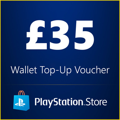 35GBP PlayStation Wallet Top-Up (UK)