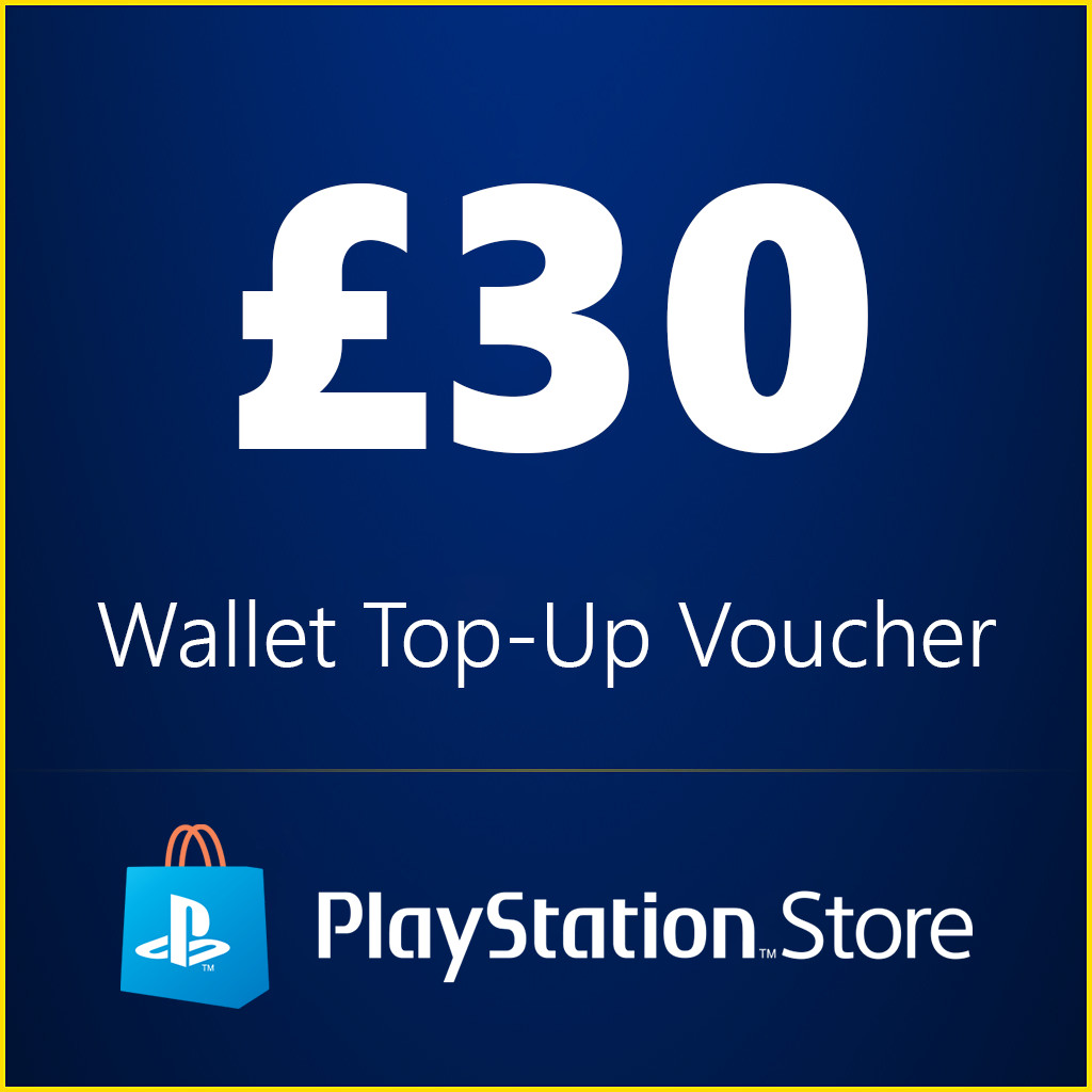30GBP PlayStation Wallet Top-Up (UK)