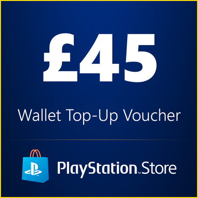 45GBP PlayStation Wallet Top-Up (UK)