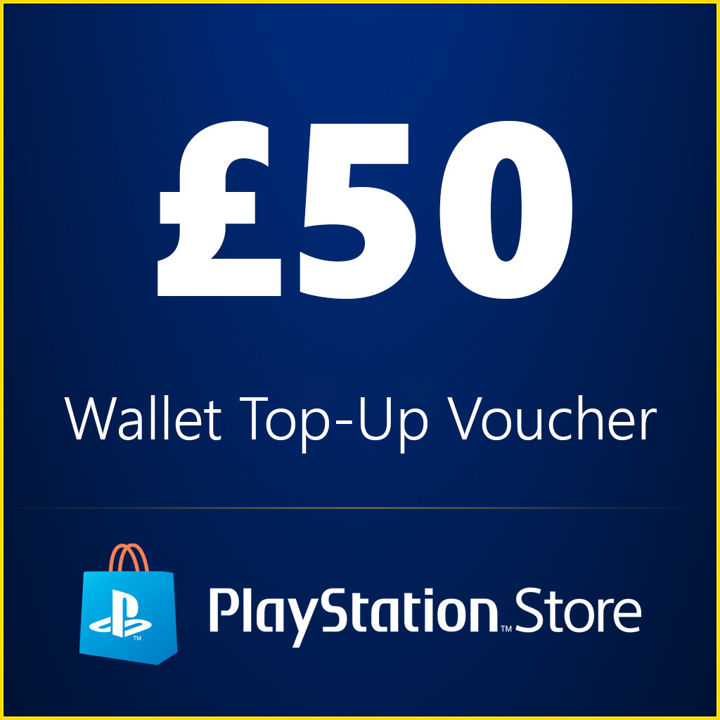 50GBP PlayStation Wallet Top-Up (UK)