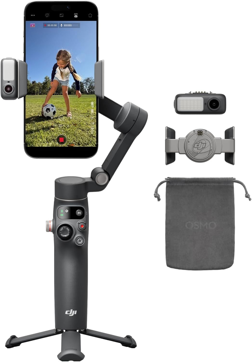 DJI Osmo Mobile 8 Advanced Tracking Combo Gimbal Stabilizer for Phone