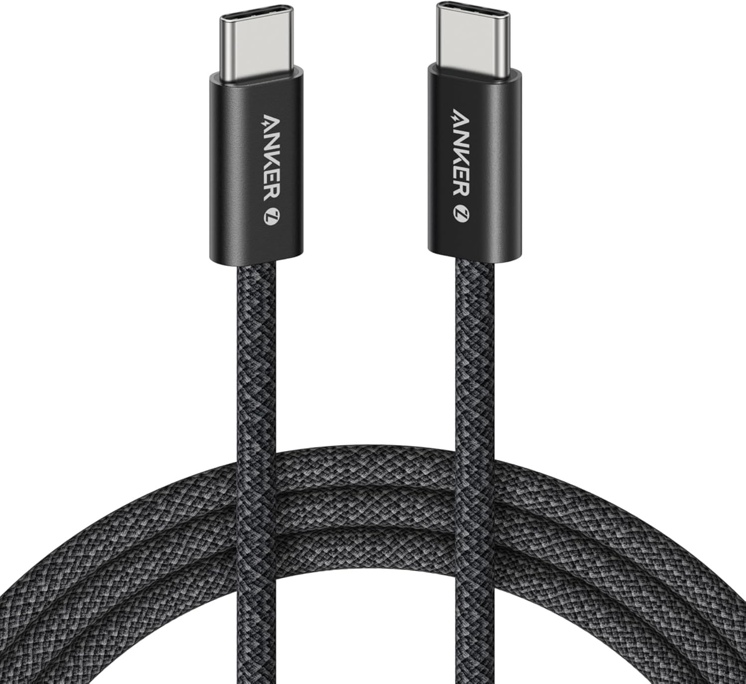Anker Zolo USB C Cable, Braided and Dirt-Free Type C Fast Charging Cable