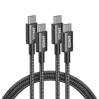 Anker USB C to USB C Cable, 100W Fast Charging Cable 3ft Braided
