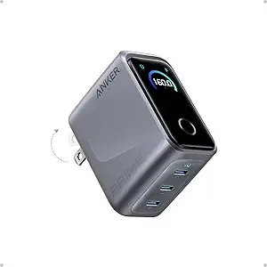 Anker Prime Charger, 160W Max 3-Port GaN Charger, for MacBook Pro Charger