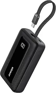 Anker Power Bank,10,000mAh 30W with USB-C Travel Essential Portable Charger