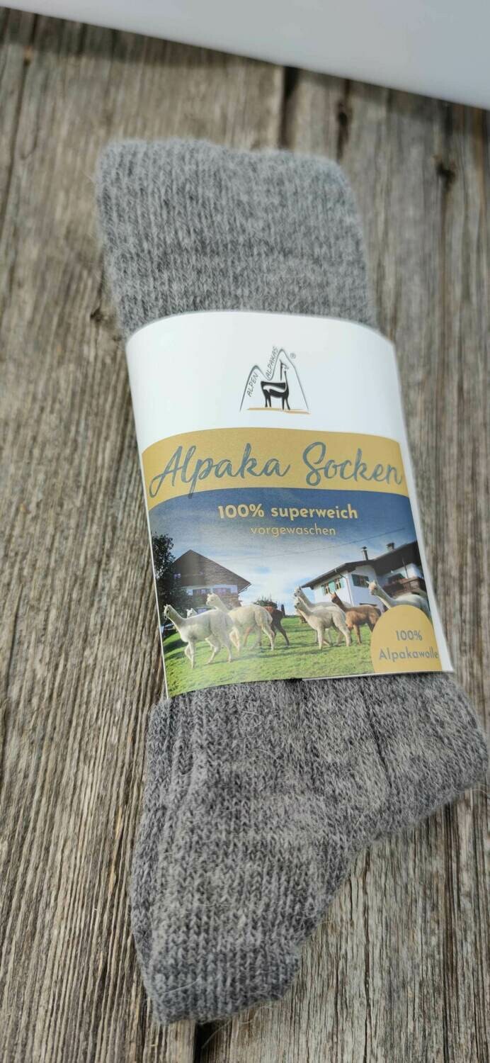 Alpaka socken 100 wolle Clearance