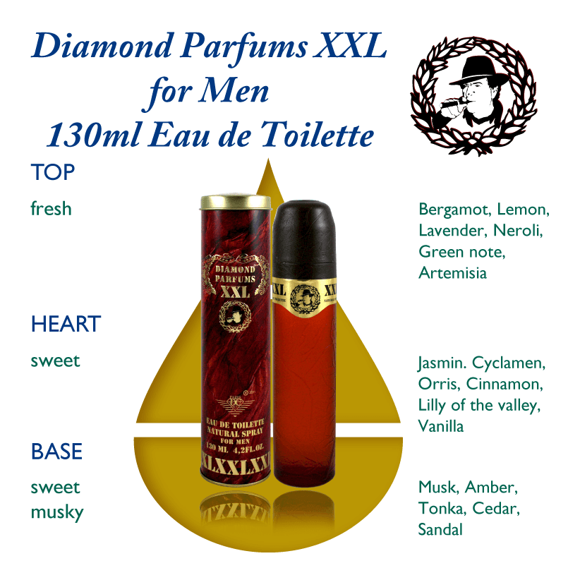 DIAMOND PARFUMS XXL 130ml Eau de Toilette