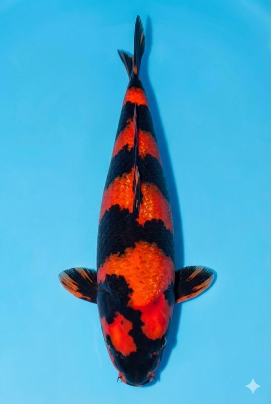 Karp Koi Hi Utsuri - 30cm