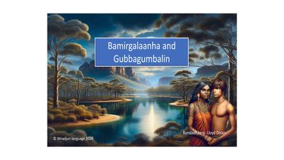 Story book 11 Bamirgalaanha and Gubbagumbalin story: Book