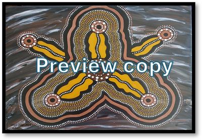 A3 Wandayali Laminated Print (Artwork image) $9.95each