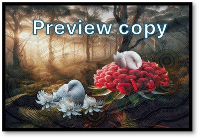 A3 Barradyalanha and the Warradhaa Laminated Print (story image)