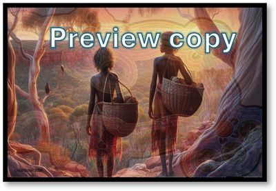 A3 Seven Sisters Laminated Print (story image) $9.95each