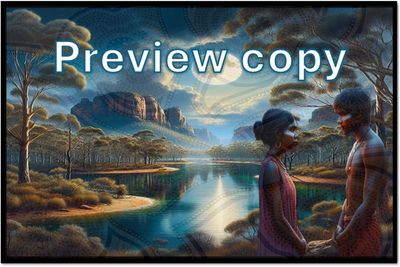 A3 Bamirgalaanha and Gubbagumbalin Laminated Print (story image) $9.95each