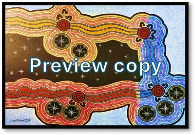 A3 Seven Sisters Laminated Print  (story artwork) $9.95each