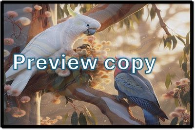 A3 Wandayali Laminated Print (story image) $9.95each