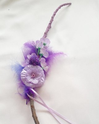 Lilac Woodland Fairy Wand