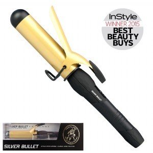 SILVER BULLET Gold Ceramic Curling Iron 38mm