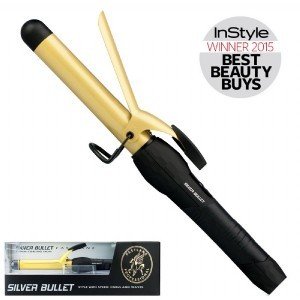 SILVER BULLET Gold Ceramic Curling Iron 25mm