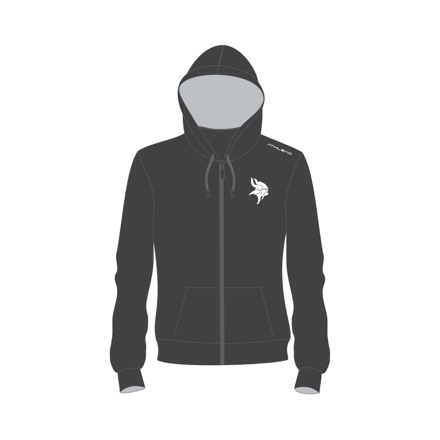 Vikings Hockey Zip-Up Jacket