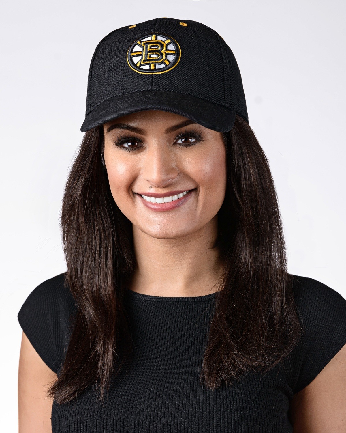 Boston Bruins Cap Wig