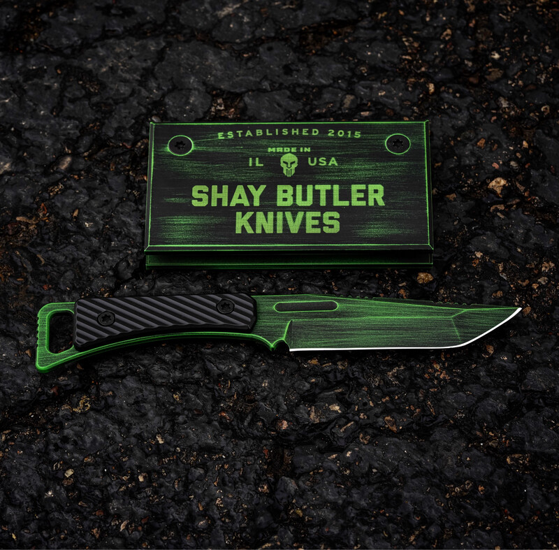 SBK Featherlite Tanto - Zombie Green Battlewear