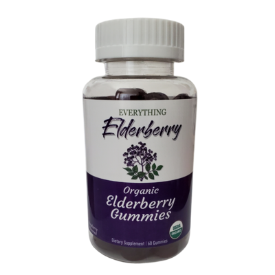 Organic Elderberry Gummies - Clean Ingredients, Organically certified