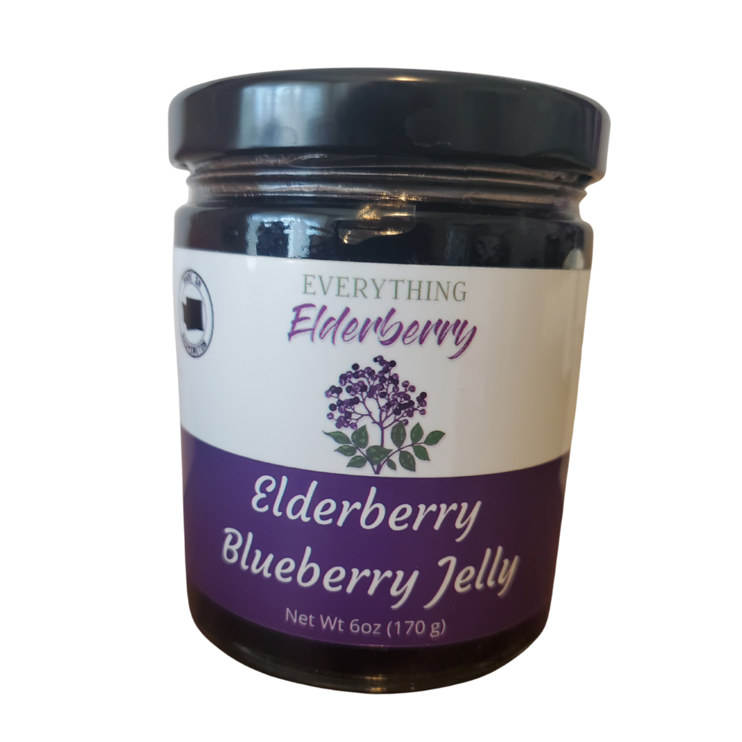 6oz Elderberry Blueberry Jelly